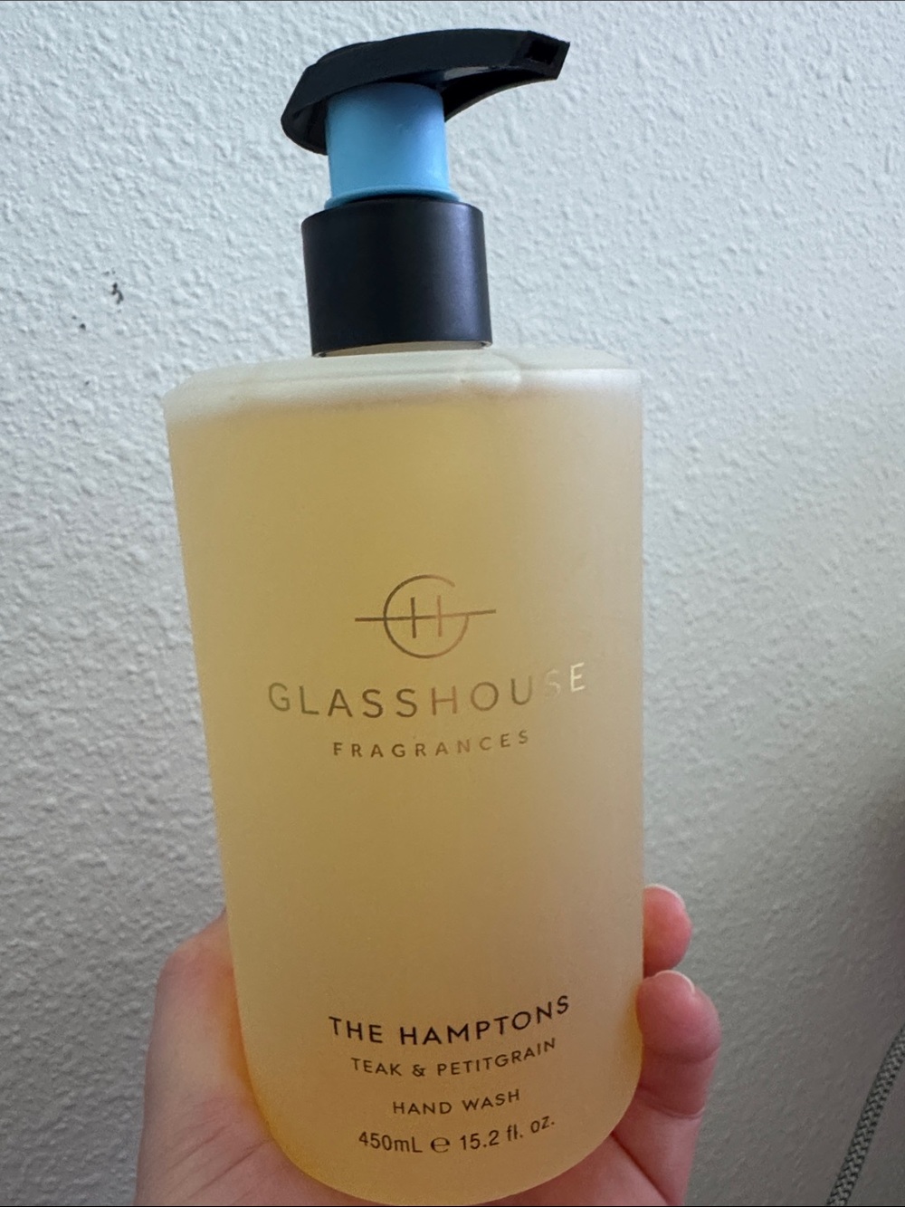 Glasshouse The Hamptons Hand Wash Teak & Petitgrain NEW